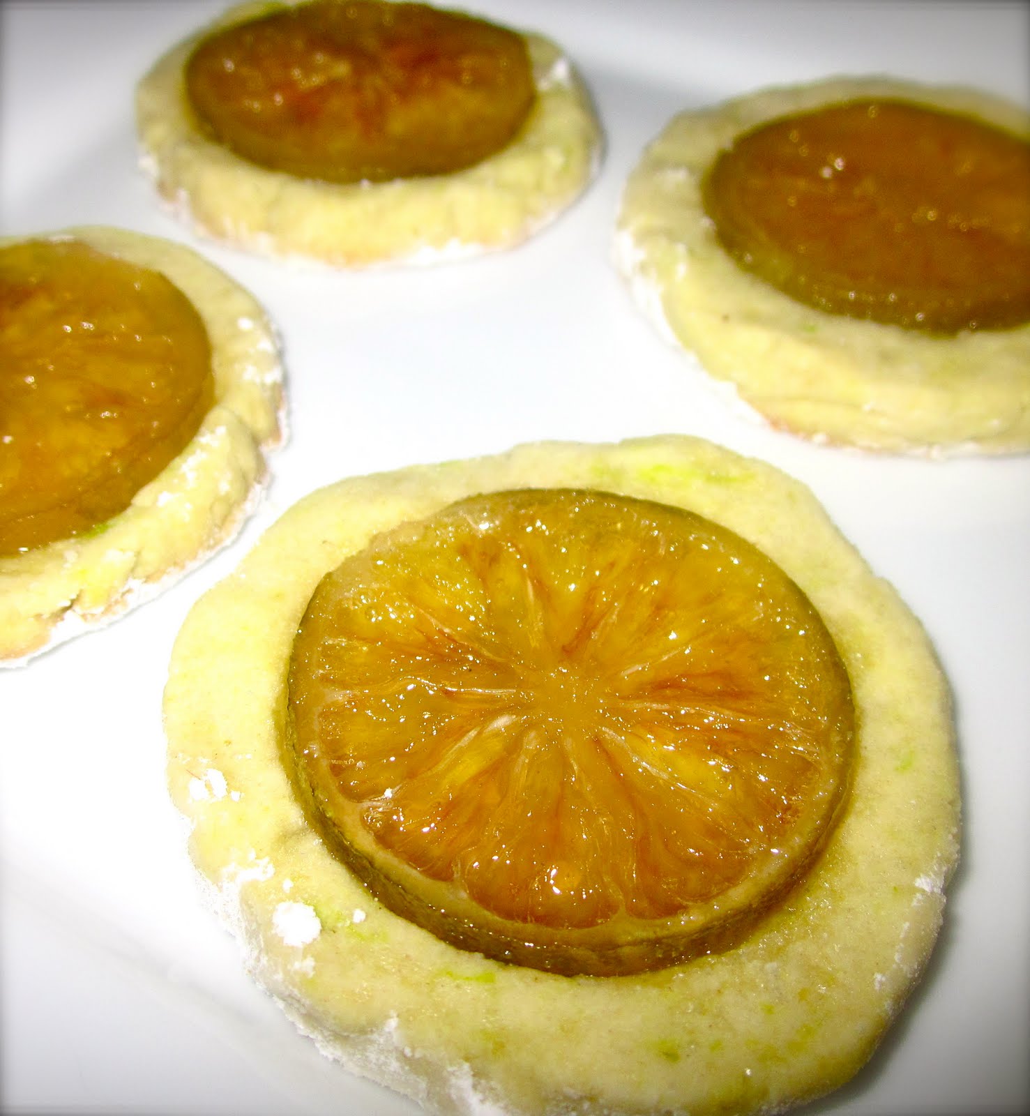 Haute + Heirloom Candied Key Lime Melt Away Cookies