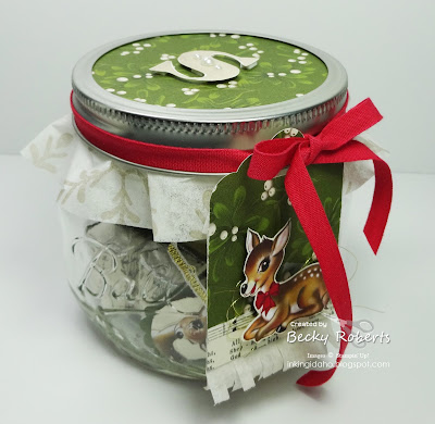 Inking Idaho: Home For Christmas Mason Jar Gift