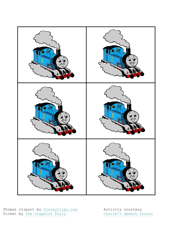 Carrie S Speech Corner Thomas The Train Ticket To Ride Game