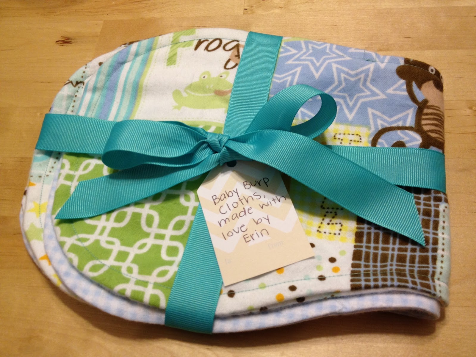 Love Is Multiplied Baby Burp Cloths How To