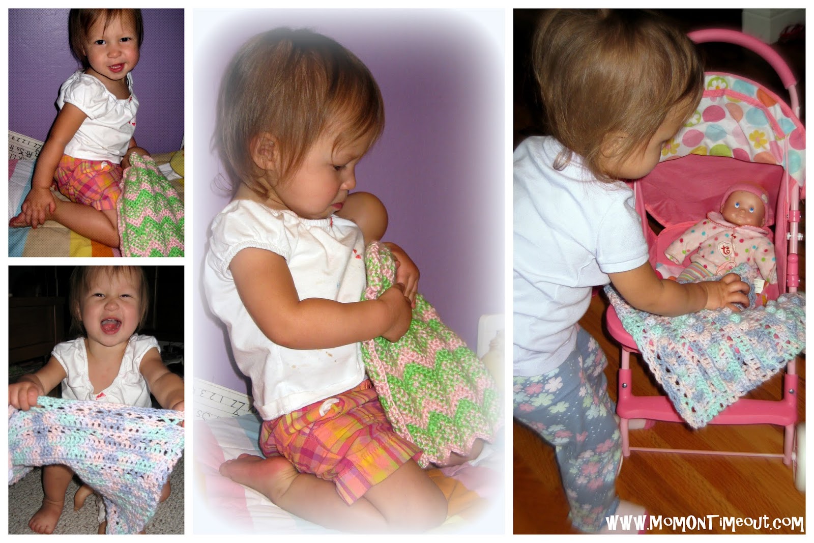 Baby Doll Blankets {Crochet Patterns} Mom On Timeout