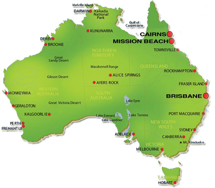 Australia Map Geography Pictures Map of Australia Region Political