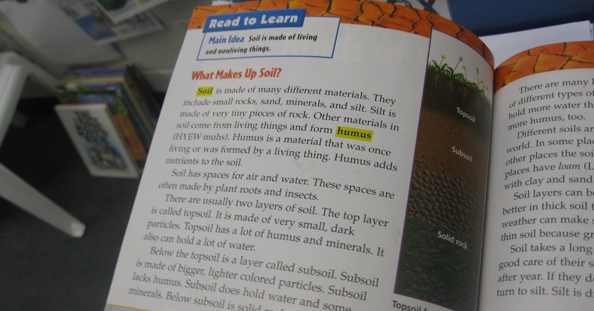 Third Grade Thinkers: Science: A Soil Study-Layers of Soil