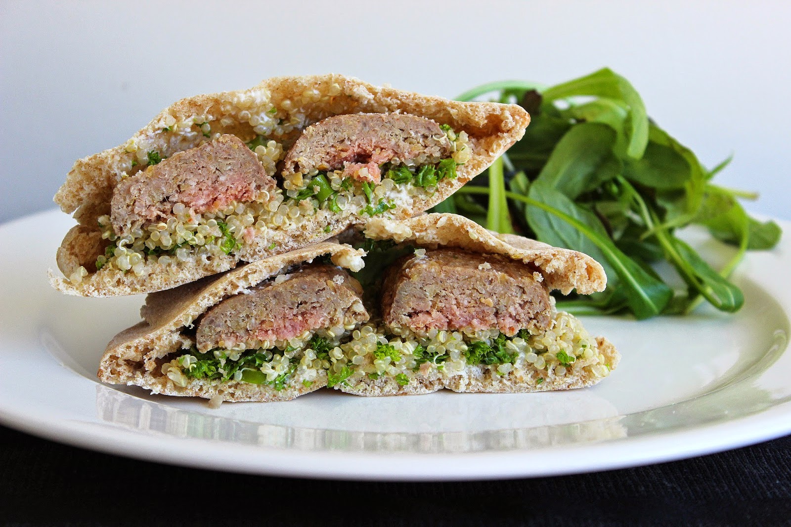 PicNic Lamb Kofta Pita Pockets with Quinoa Tabbouleh