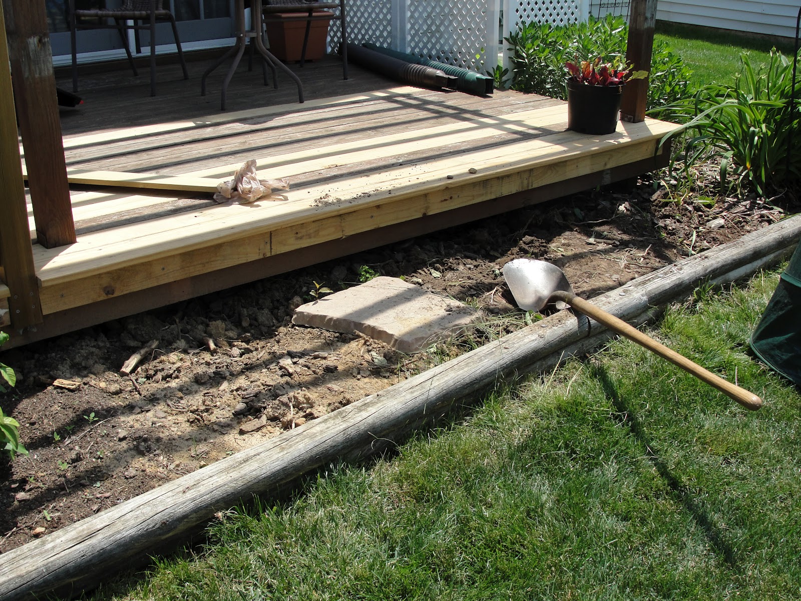 Lessons from the Garden Building a Box Step for the deck