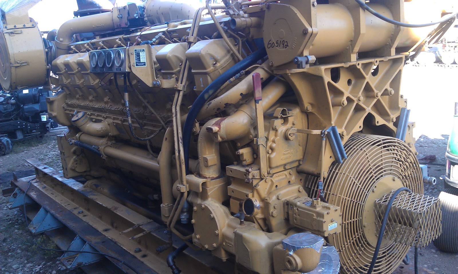 Global Used Construction Equipment: Caterpillar 3516 Industrial Engine