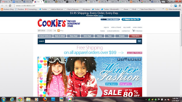 Kids online clothing site