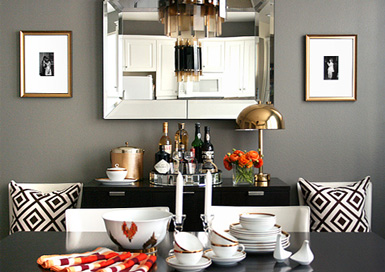 belle maison: Styling 101: The Dining Room Buffet belle maison: Styling 101: The Dining Room Buffet