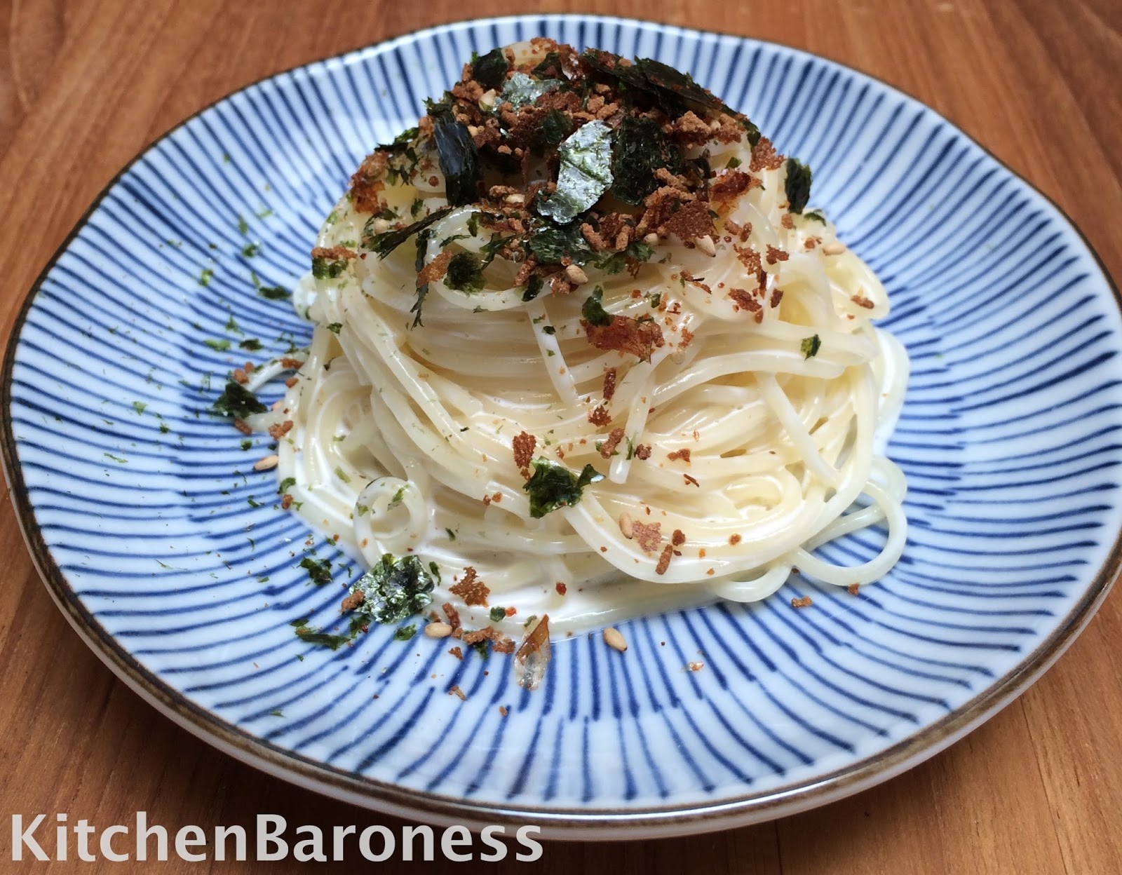 KitchenBaroness Japanese Inspired Truffle Noodles With Tiny Sweet