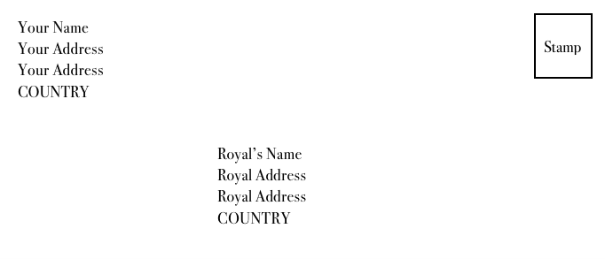 Gert S Royal Replies How To Format Your Envelope