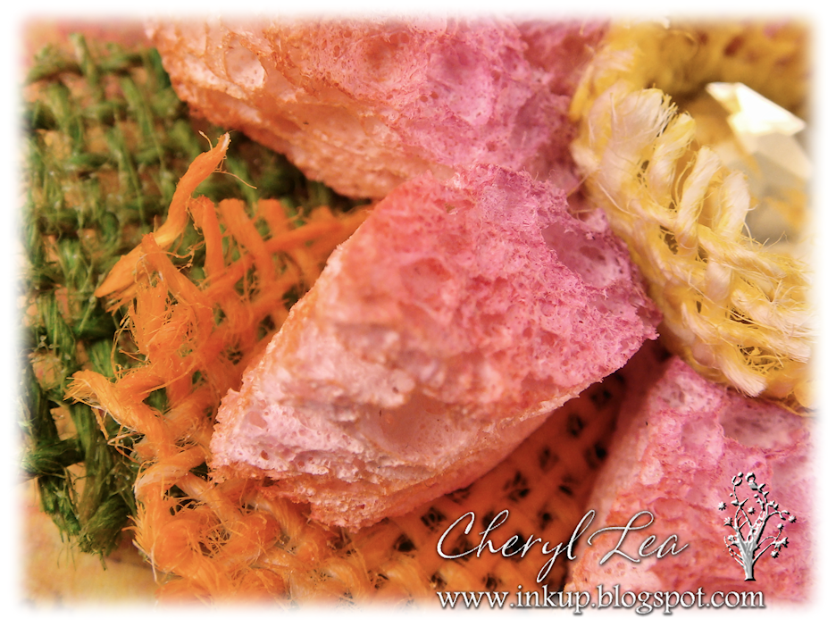 Ink Up Kitchen Sponge Flower & Altered Journal