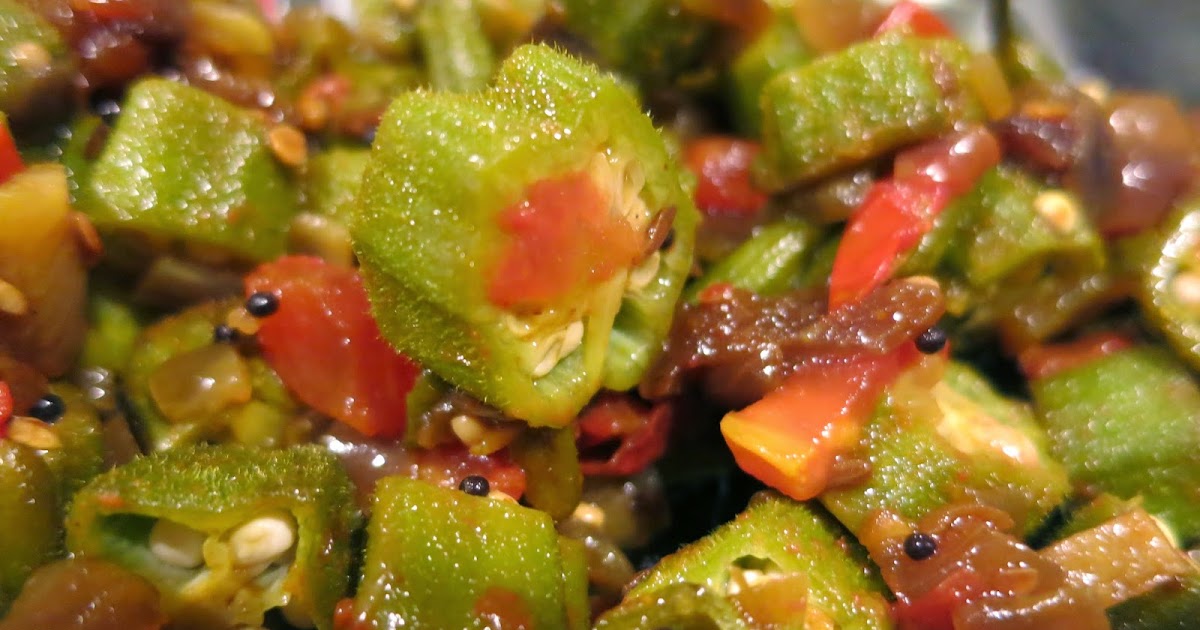 Geetha's Kitchen Okra With Onions and Tomatoes