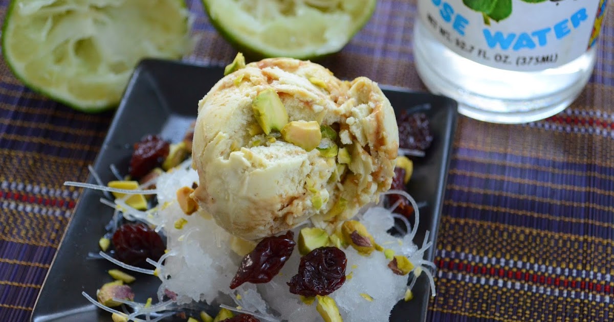 Ice Cream Daily Persian Faloodeh and Pistachio Ice Cream (for Nowruz)