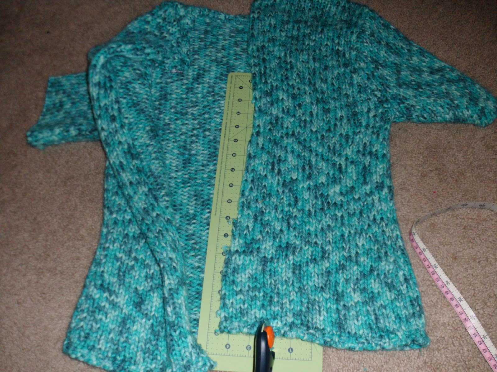 Sewing, Cooking, PLAYING DIY Toddler Snuggie from Womens Sweater