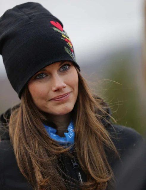 Prince Carl Philip of Sweden and Princess Sofia of Sweden on a two day visit to Dalarna where they visit a Sami tent in Idre,