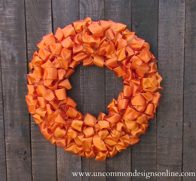 ribbon wreath tutorial