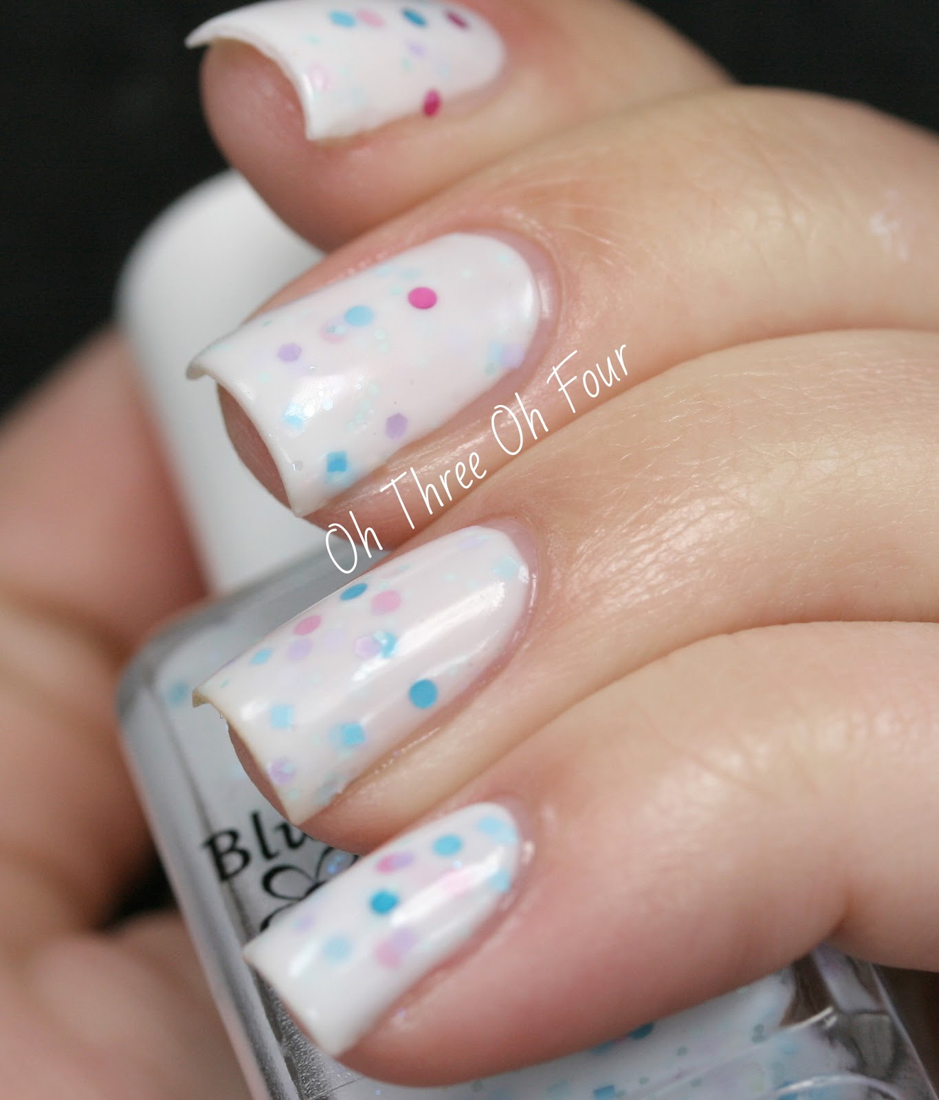 Blue-Eyed Girl Lacquer Skating in the Snow Swatch