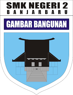 logo jurusan teknik gambar bangunan SMKN 2 Banjarbaru
