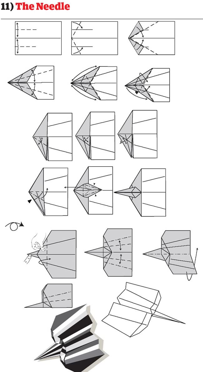 Best paper airplane design image