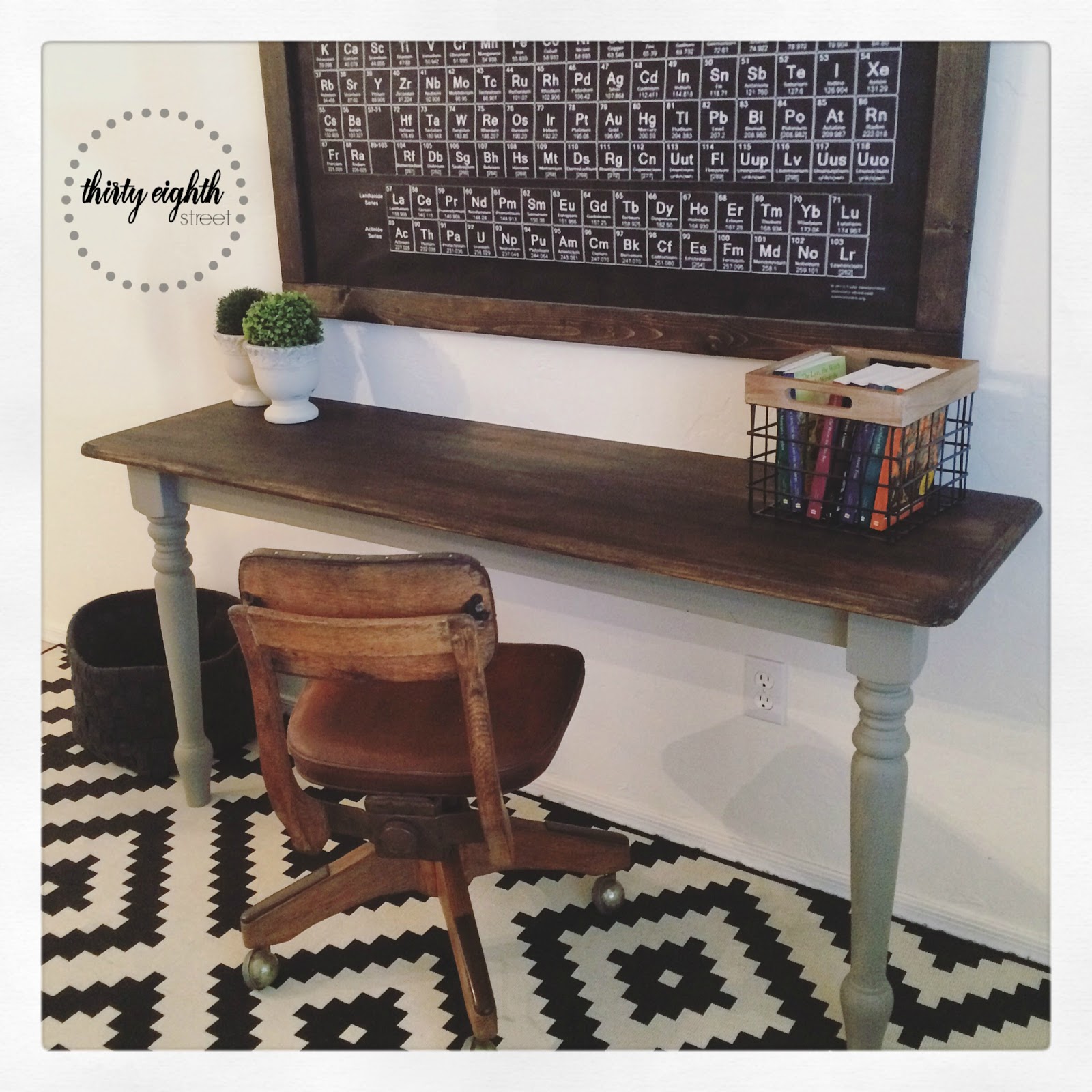 Thirty Eighth Street DIY Rustic Desks