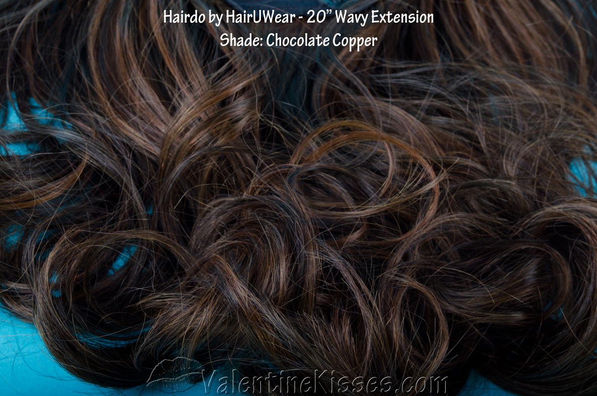 Valentine Kisses Hairdo by HairUWear 20" Wavy Extension in Chocolate