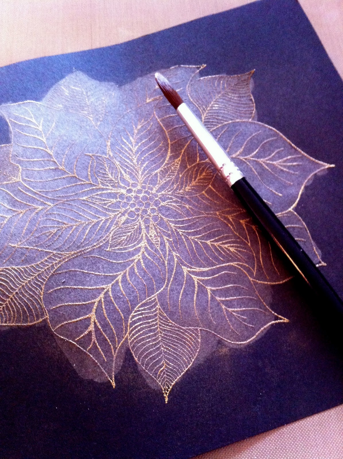 everyday ephemera Painting with Bleach and Luminarte Twinkling H2O's