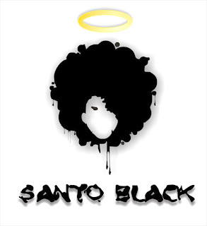 <img source="pic.gif" alt="Santo Black."</img>
