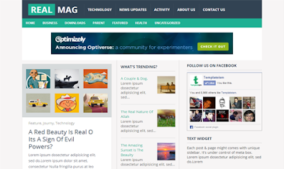 Real Mag - SEO Responsive Blogger Template