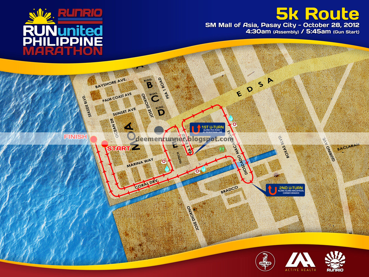 Deemen Runner Run United Philippine Marathon on October 28, 2012