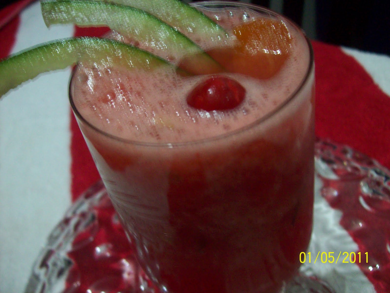 Bengali mom in Mumbai Watermelon Orange Rocktail