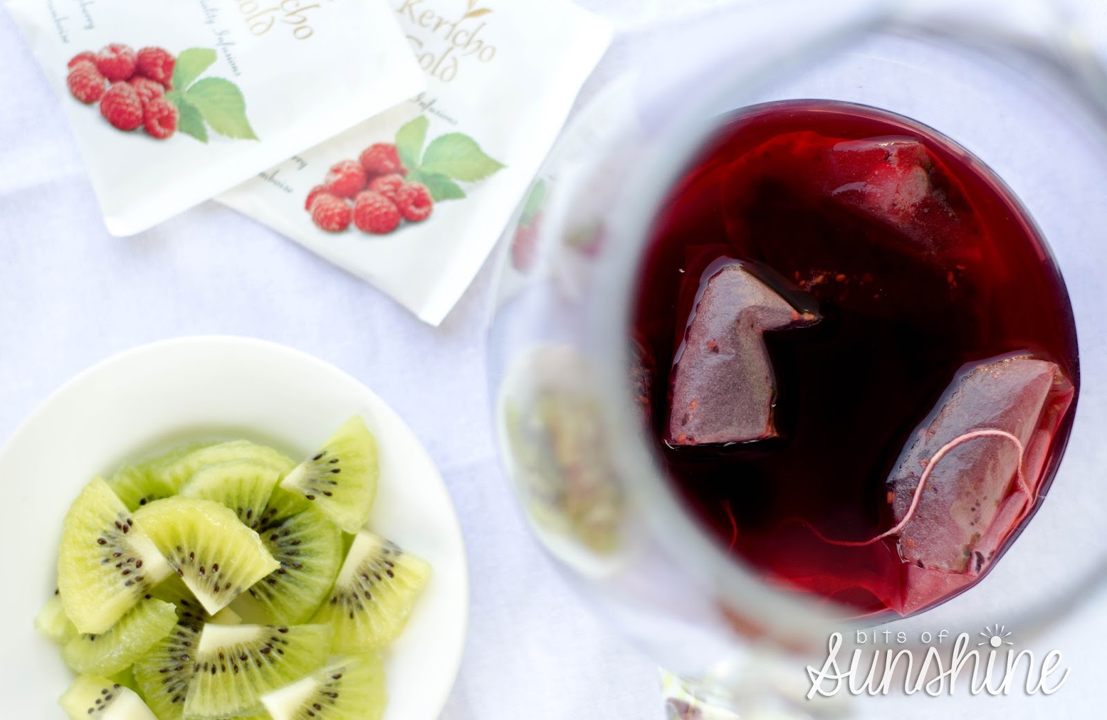 Kiwi and Raspberry Iced Tea — Bits of Sunshine