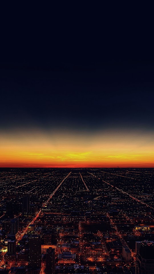 Sunset Skyline Cityscape  Android Best Wallpaper