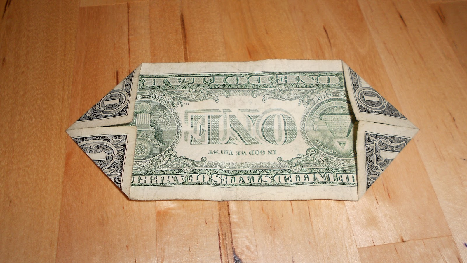 Pockets Full of Change Monday Money Magic Numismatic Origami "Bowtie"