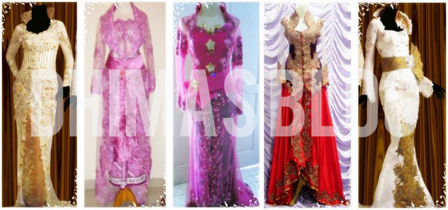 kebaya nikah modern 