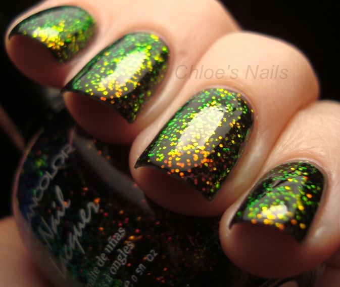 Kleancolor Black Chunky Holo
