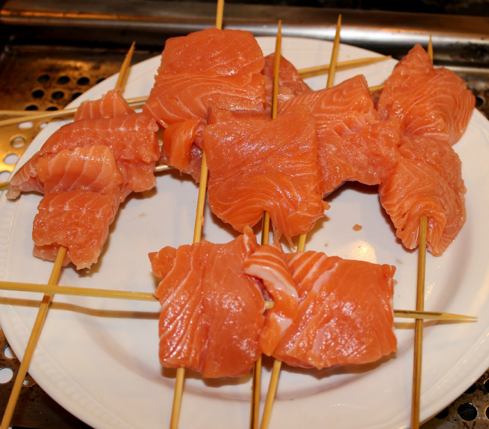 Craft A Spell Caramelized Salmon Skewers