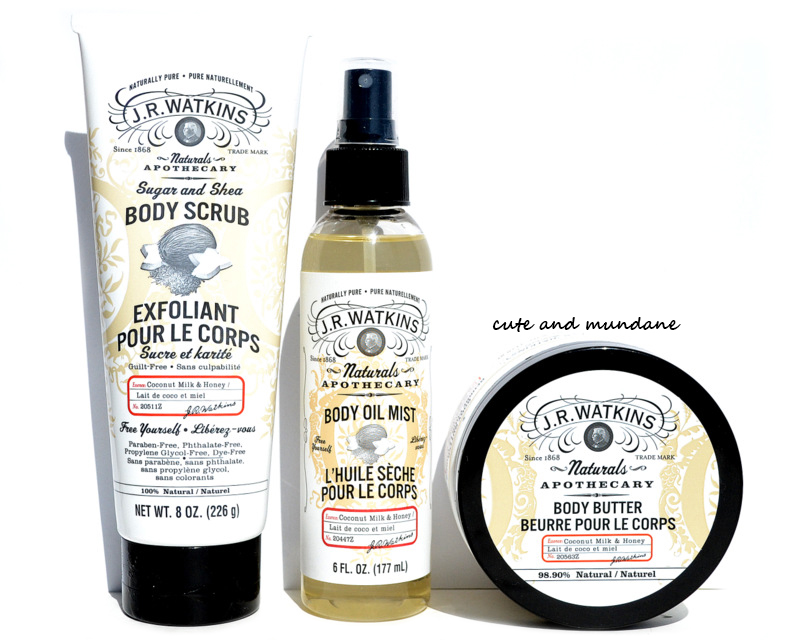 Cute and Mundane J.R. Watkins Coconut Milk & Honey review (Body Scrub