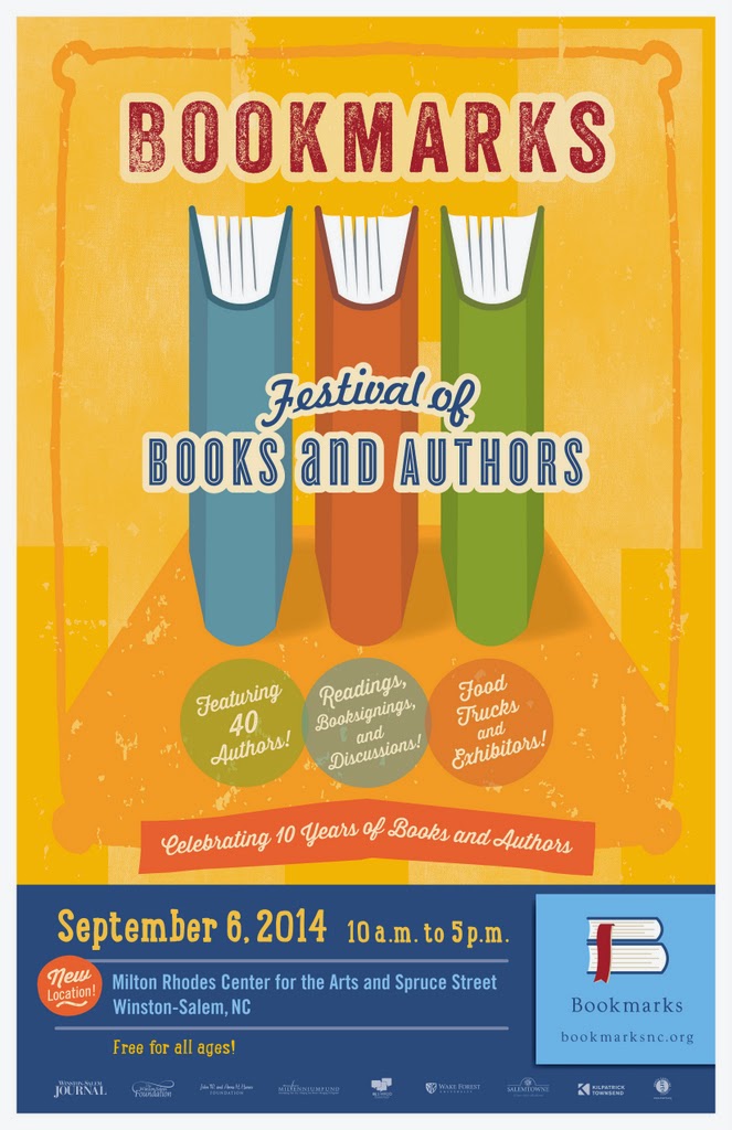 Bookish Events Bookmarks Festival of Books & Authors, Sept 6, 2014