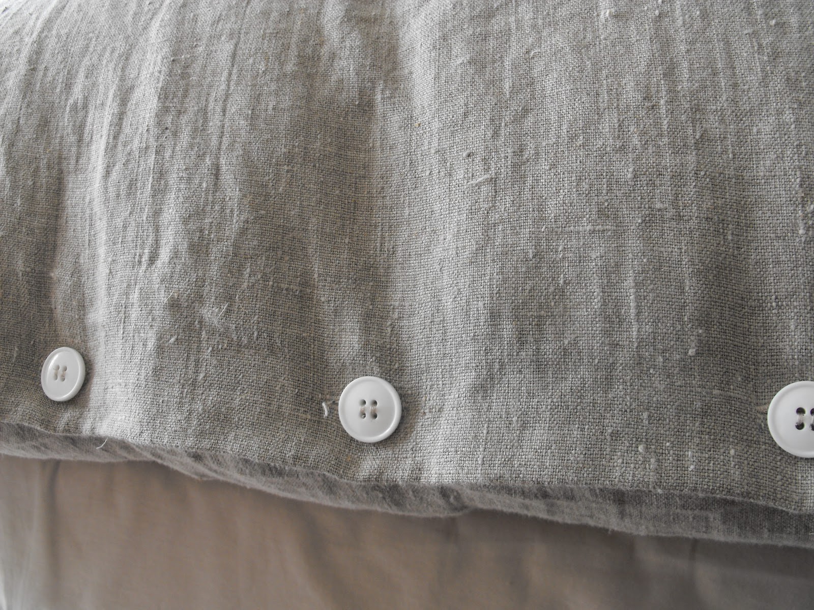 a perfect gray rough linen