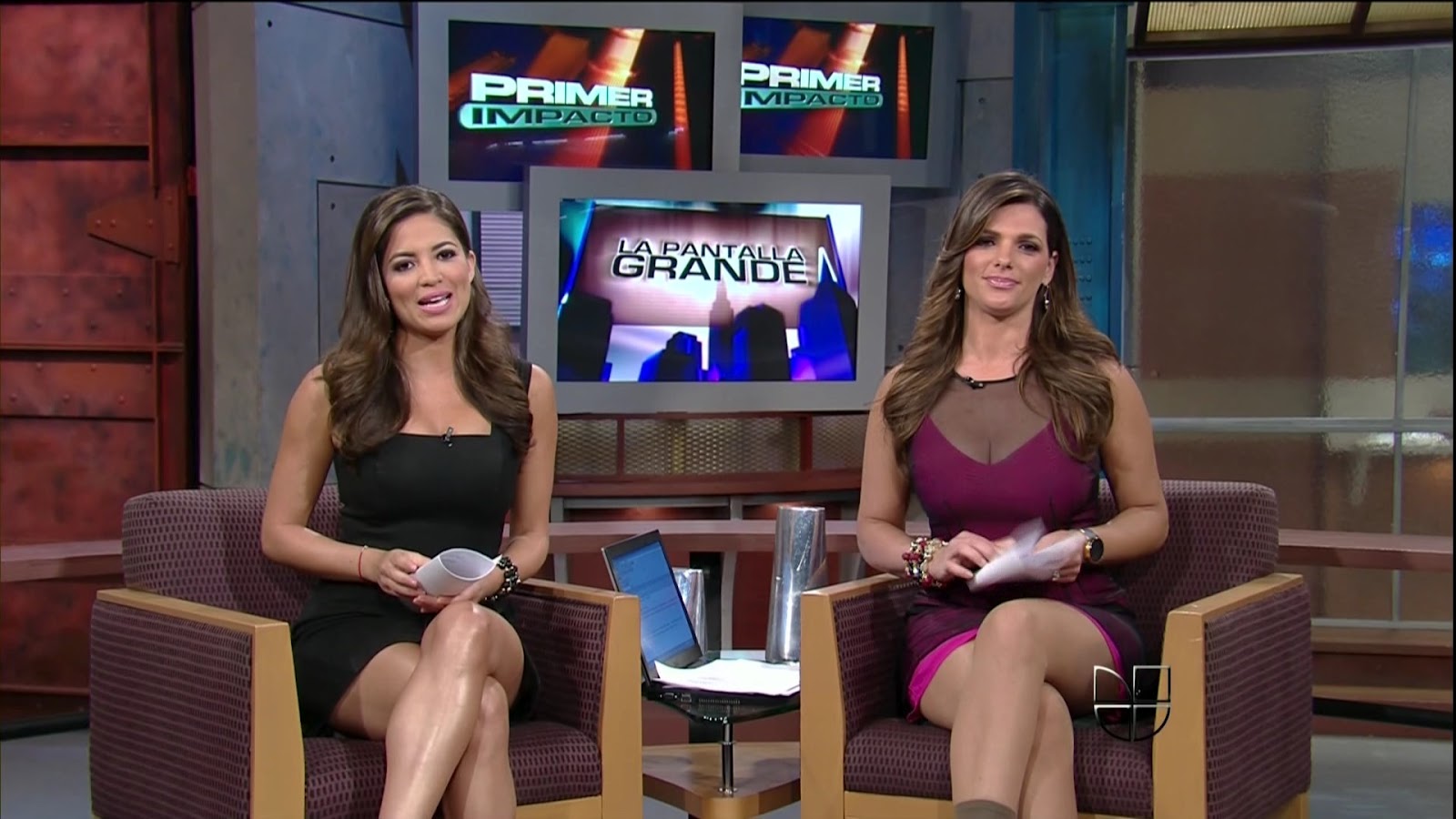 Sedxy Primer Impacto anchors Pamela Silva Conde and Barbara Bermudo