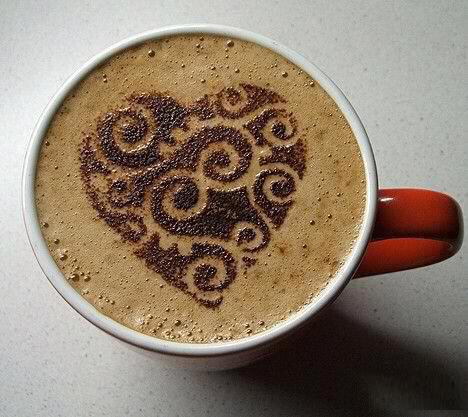 Heart In Coffee