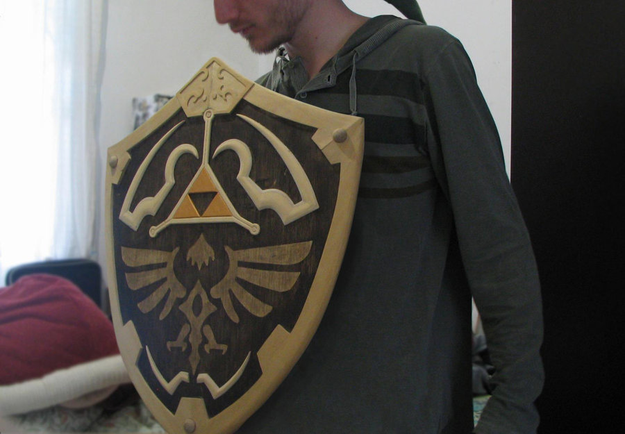 Hyrule Shield de madera | La Guarida Geek
