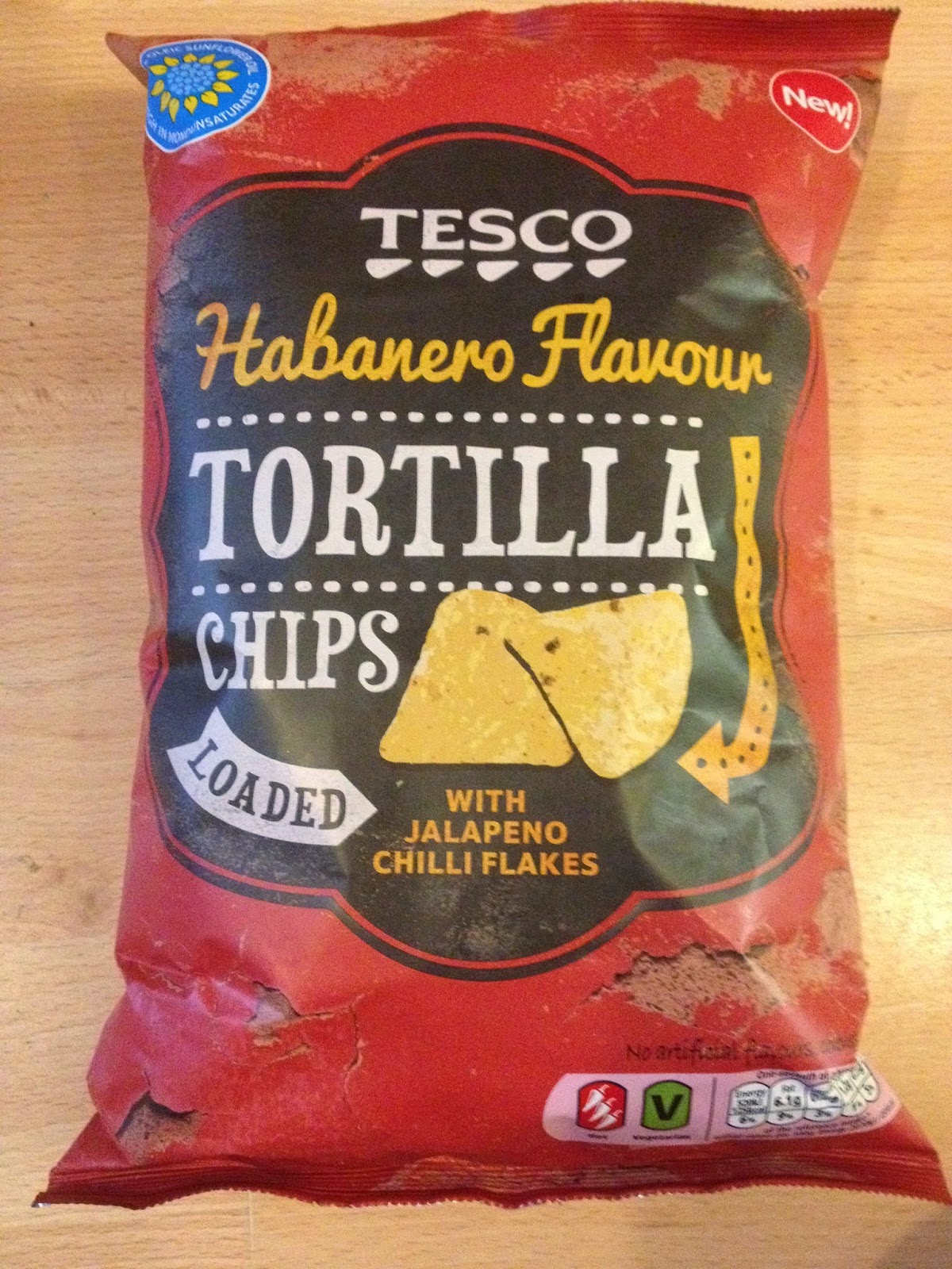 A Review A Day Today's Review Tesco Habanero Flavour Tortilla Chips