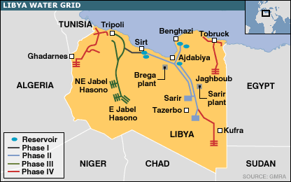 libyan war map