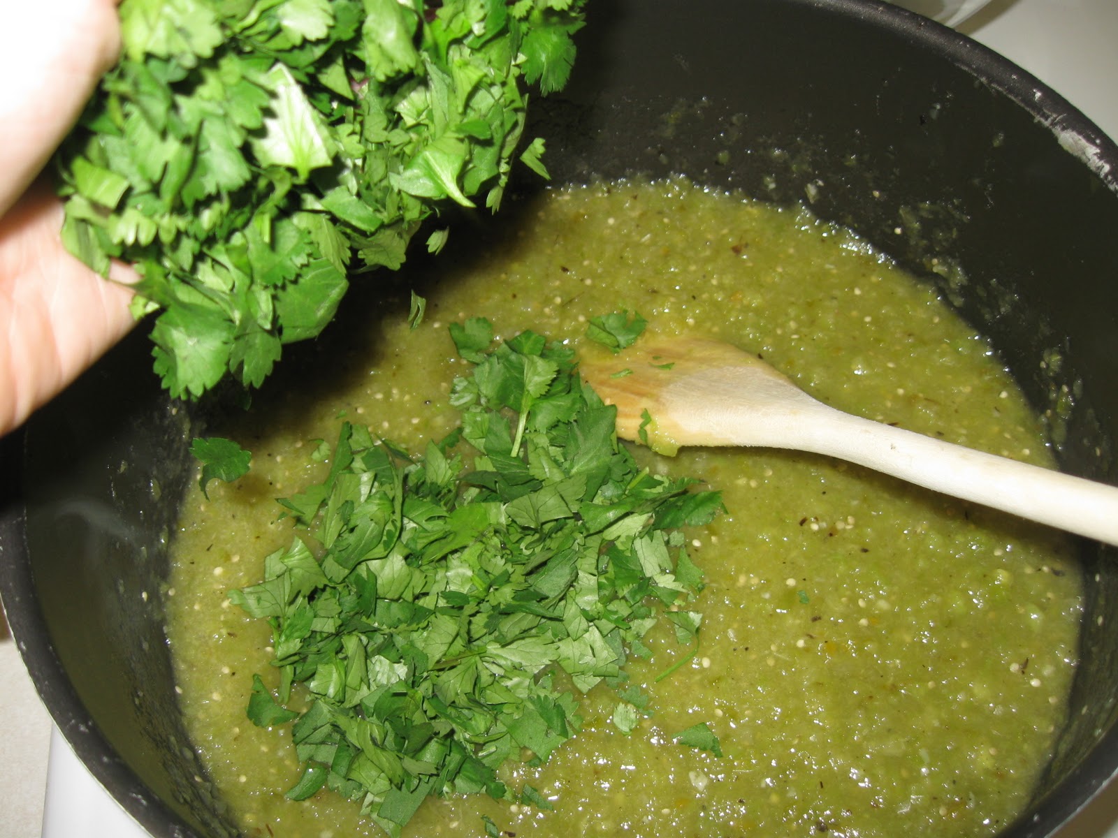 Cooking with Kimi Sweet and Spicy Roasted Tomatillo Salsa