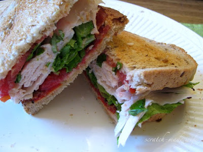 turkey BLT sandwich