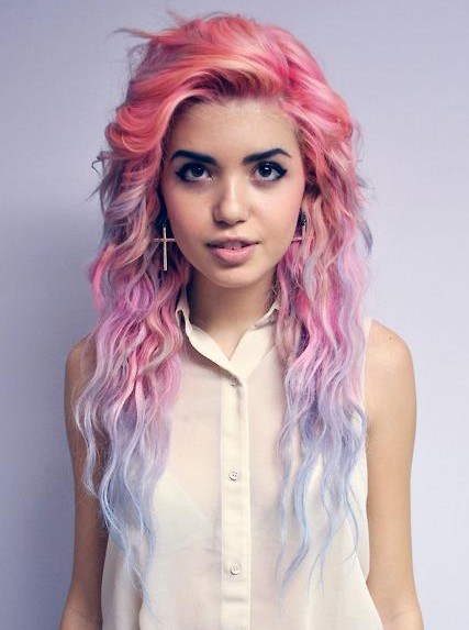 Cute Long Hair Color Short Hairstyles