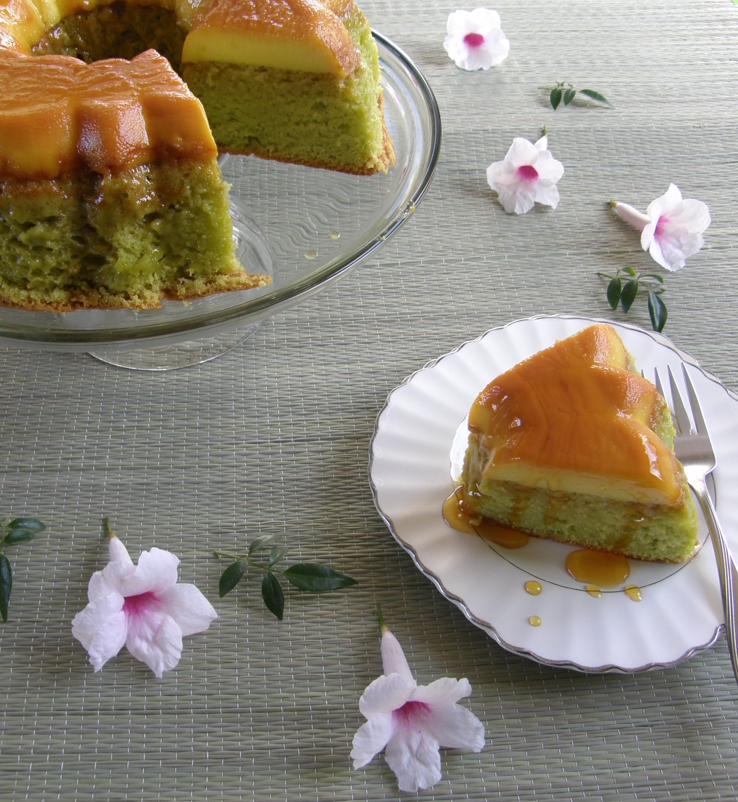 When Adobo Met Feijoada Coconut Pandan Chiffon Flan Bundt Cake