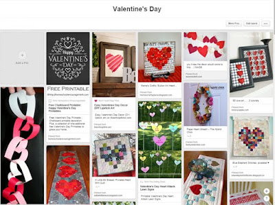 Valentine's Day Pinterest board