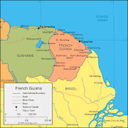 . selva tropical no tienes mas que viajar a Guayana Francesa. guayana francesa mapa